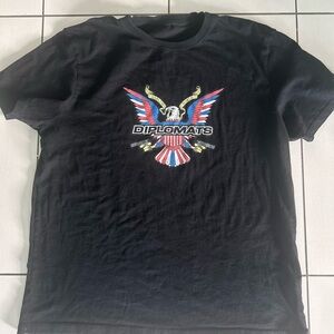 Diplomats Eagle Graphic Black T-Shirt